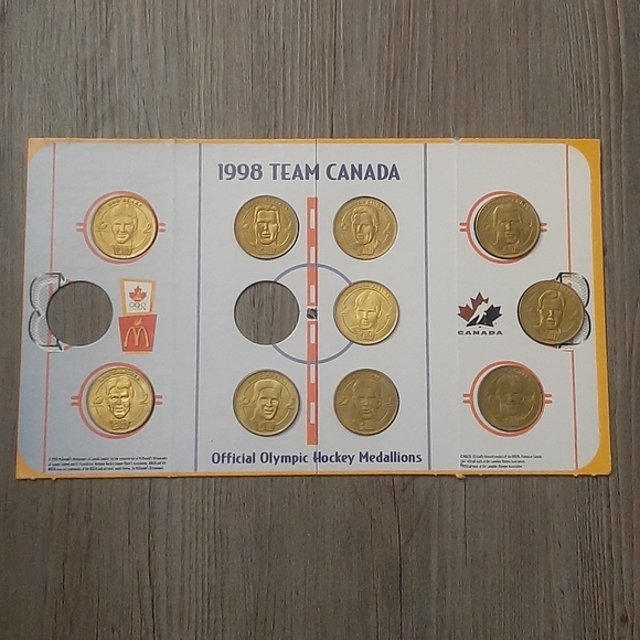 NHL 1998 Team Canada Medallions - Picture 1 of 3